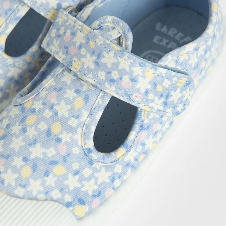 Cool Club, Tenisi pentru fete, albastru, talpa Barefoot