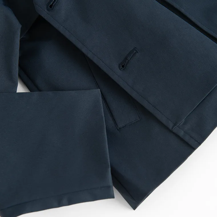 Cool Club, Trenci pentru fete, cropped, bleumarin