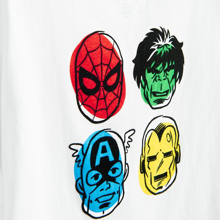 Cool Club, Tricou pentru baieti, alb, Marvel