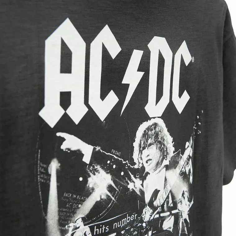 Cool Club, Tricou pentru baieti, gri, AC/DC