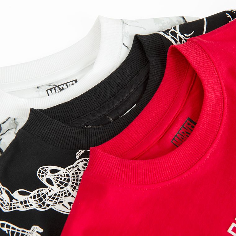 Cool Club, Tricou pentru baieti, mix, set, 3 buc., imprimeu Spider-Man