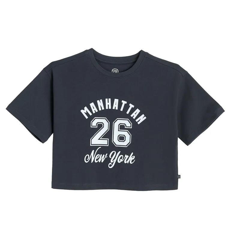 Cool Club, Tricou pentru fete, crop top, mix, set, 5 buc.