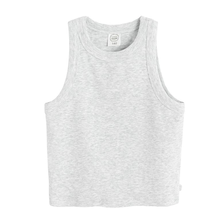 Cool Club, Tricou pentru fete fara maneci, din tricot striat, mix, set, 4 buc.