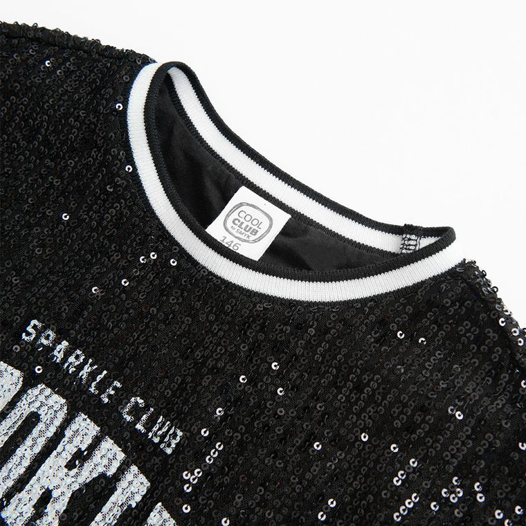 Cool Club, Tricou pentru fete, negru