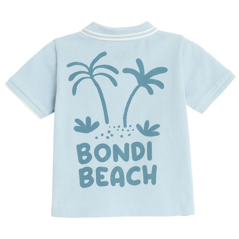Cool Club, Tricou polo cu maneca scurta pentru baieti, albastru