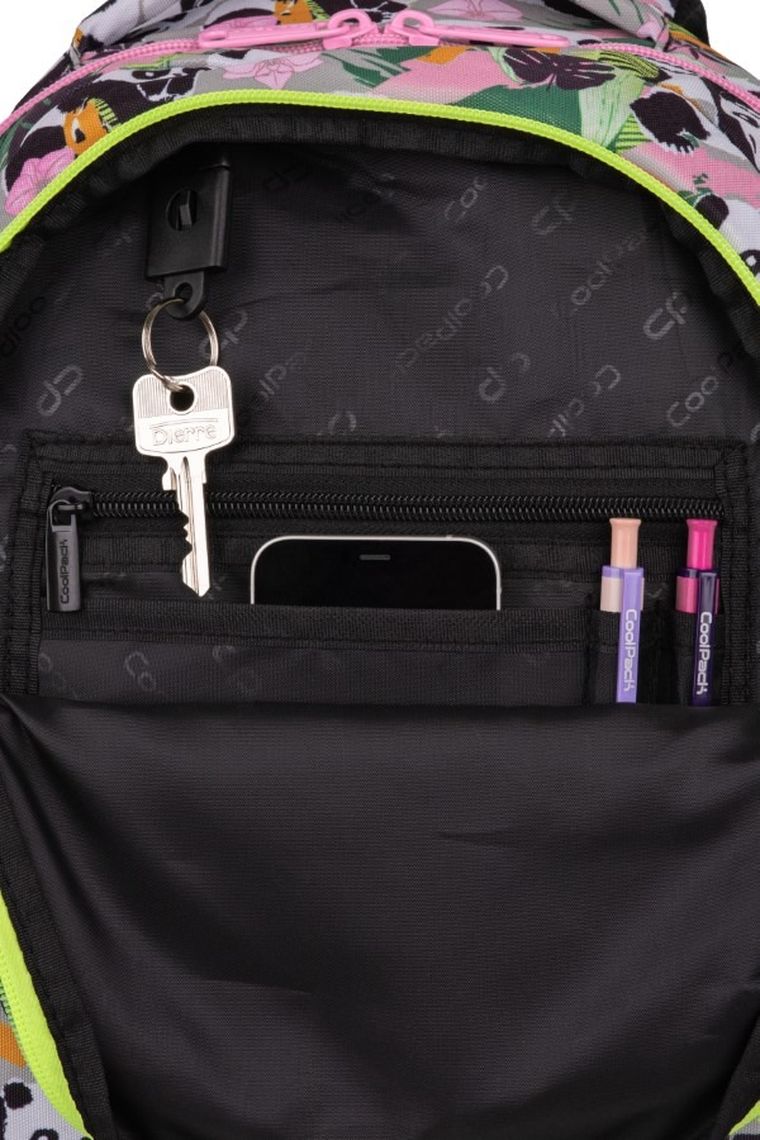 CoolPack, Jerry, rucsac pentru scoala, cu 3 compartimente, Panda Gang