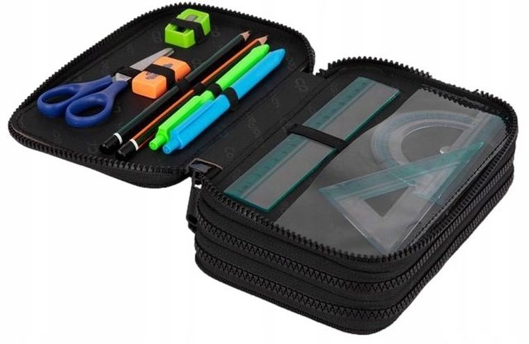 CoolPack, Jumper 3, penar cu 3 compartimente, cu rechizite scolare, Don't Do It