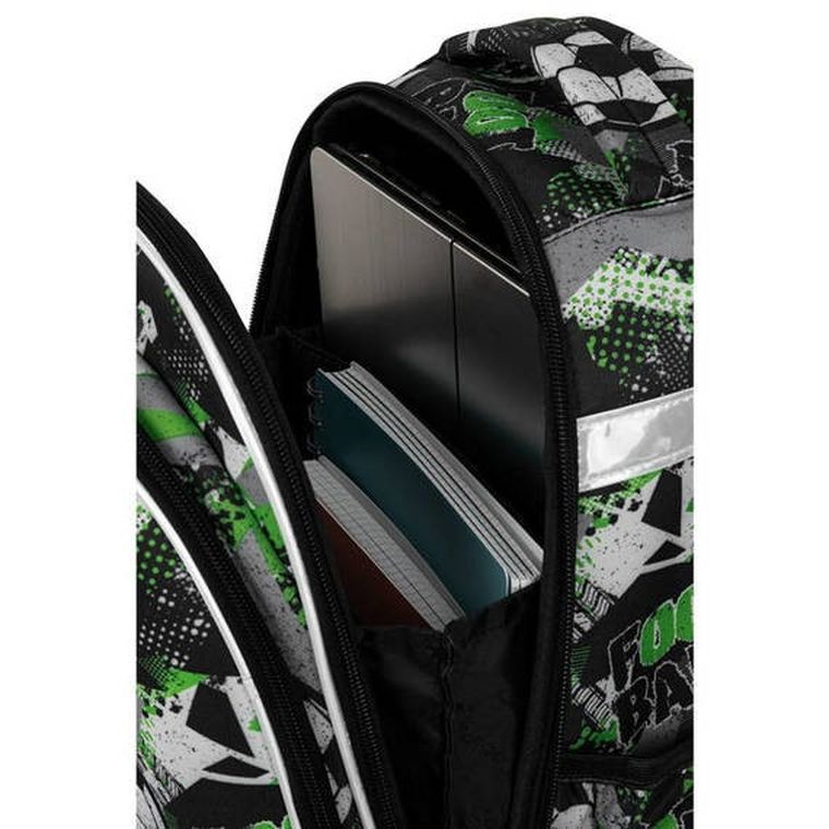 CoolPack, Turtle, rucsac pentru scoala, cu 2 compartimente, Football