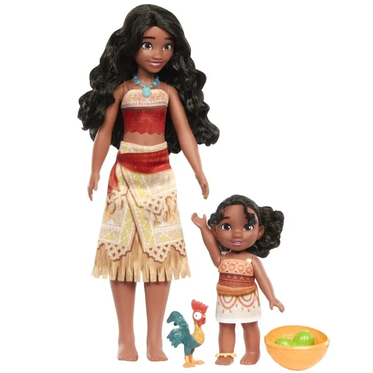 Disney Princess, Vaiana, Surori, set de papusi cu accesorii