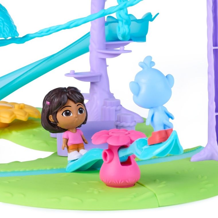 Dora, Mini parc de aventuri in jungla, set de figurine