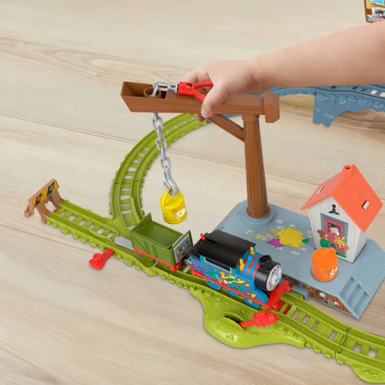 Fisher-Price, Thomas & Friends, Paint Delivery Set, set de joaca cu locomotiva
