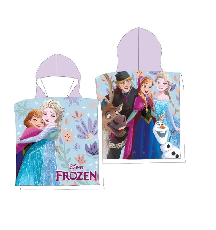 Frozen, poncho de baie, 50-100 cm