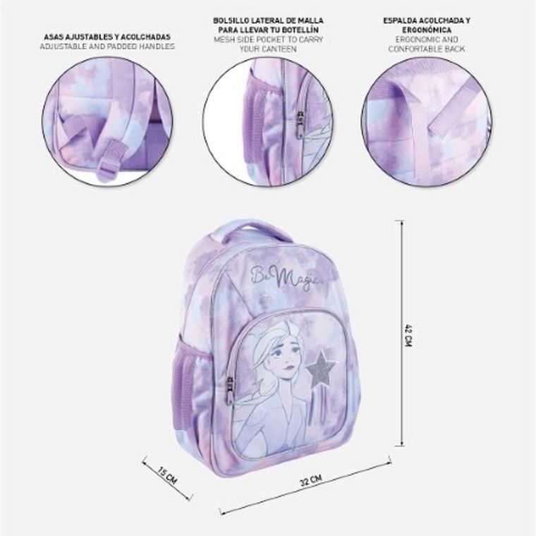 Frozen, rucsac pentru scoala, violet
