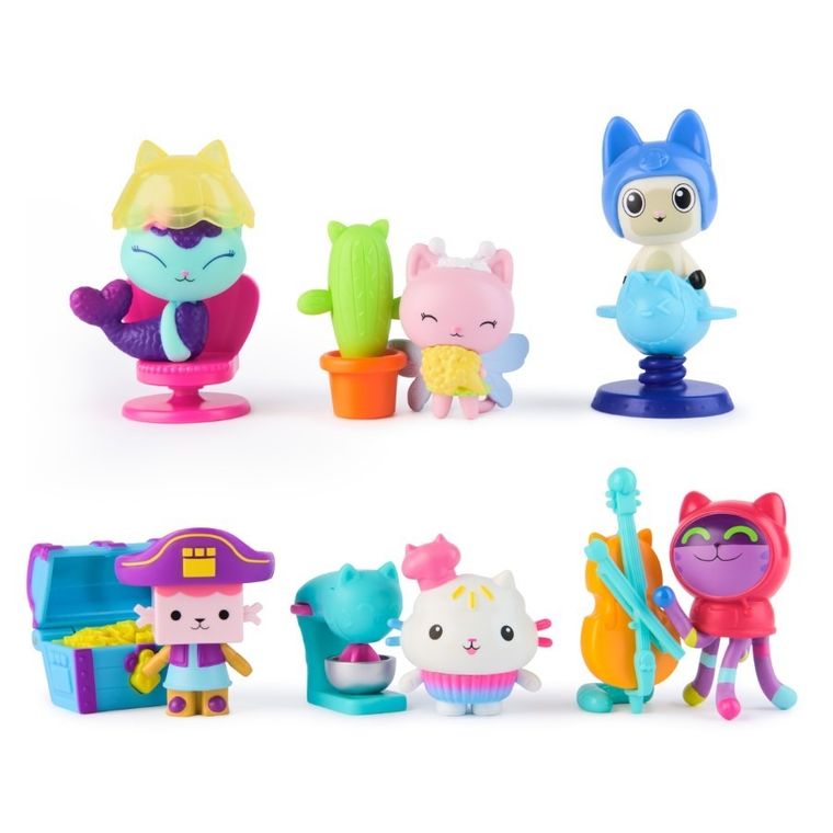 Gabby's Dollhouse, Kitty Fairy & Cactus, set de figurine