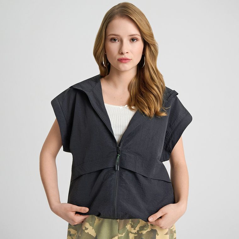 Geaca de vant cu maneci detasabile unisex NOWEAR