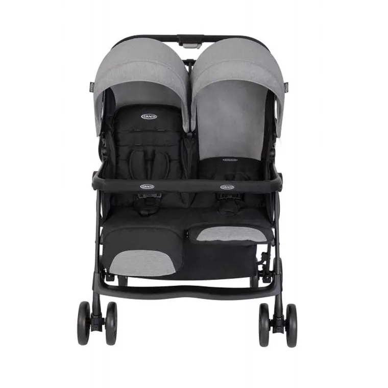 Graco, DuoRide, carucior sport dublu, Steeple Gray