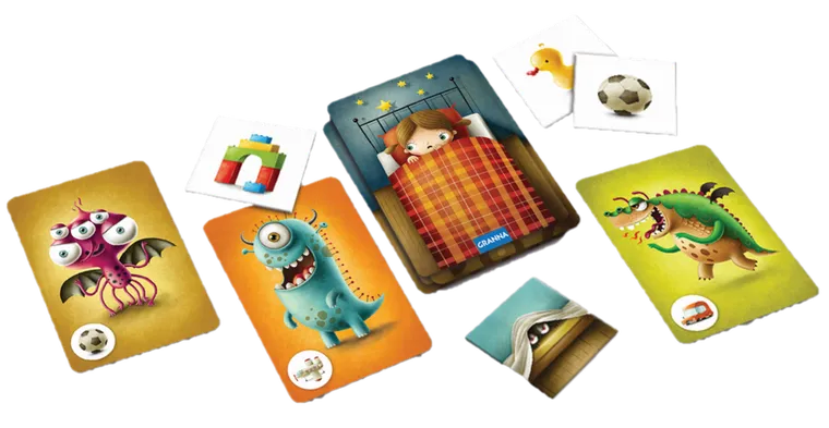 Granna, Monstrii in dulap, joc de memorie