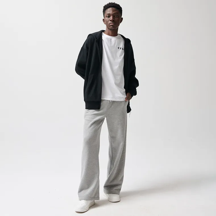 Hanorac oversize cu fermoar NOWEAR