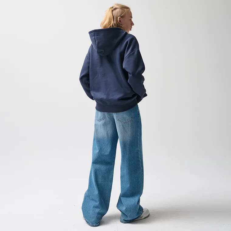 Hanorac oversize cu fermoar unisex NOWEAR