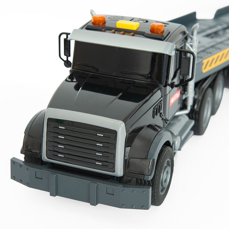 Heavy Load, camion cu excavator si basculanta, set vehicule de constructii