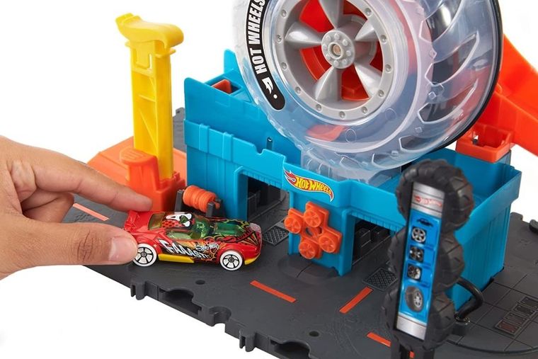 Hot Wheels City, Atelier de anvelope de curse, set
