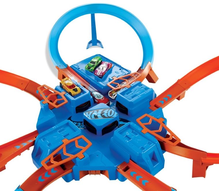 Hot Wheels, Criss Cross Crash Intersection Collision, set de joaca