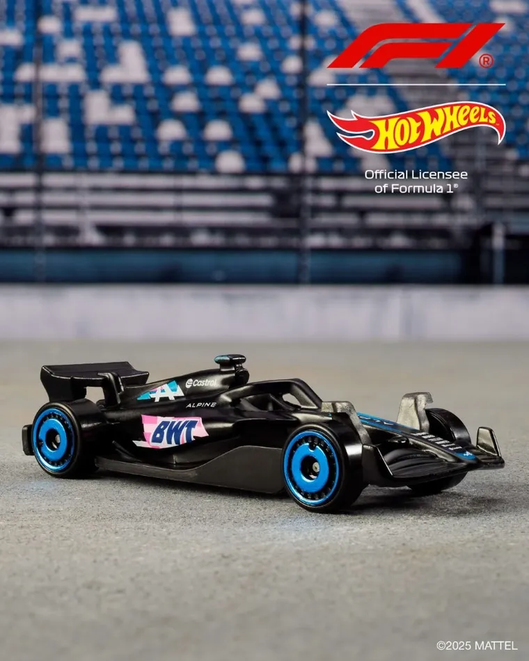 Hot Wheels, Formula 1 Race Team F1, set de masini, scara 1:64