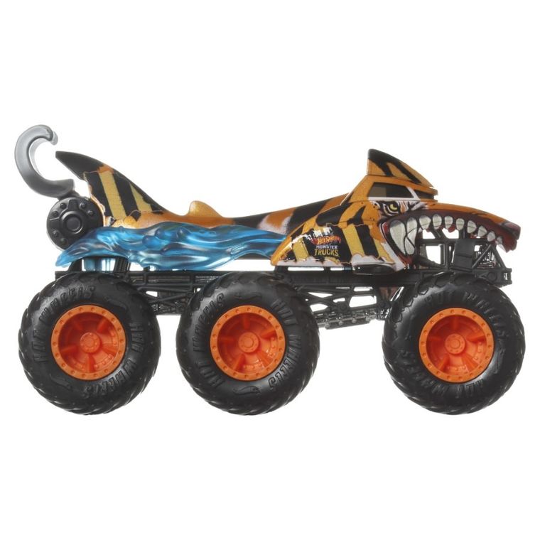 Hot Wheels, Monster Trucks, Tiger Shark, masina, scara 1:64, HWN88
