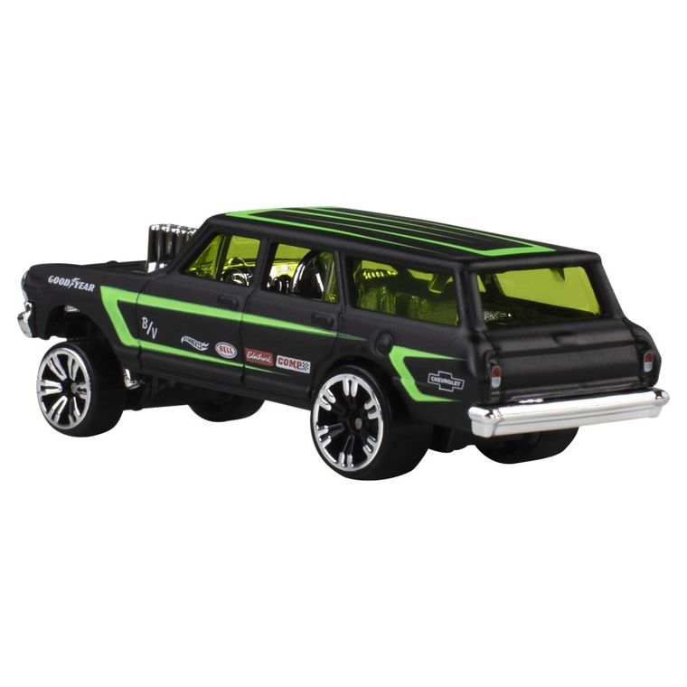 Hot Wheels, Neon Speeders, '64 Chevy Nova Gasser, masina, scara 1:64, JKX96