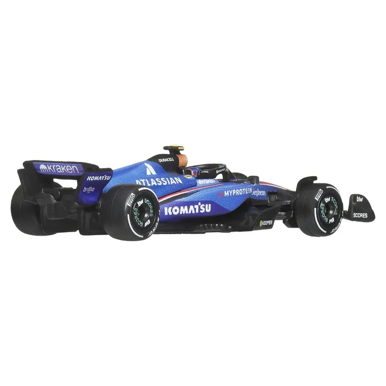 Hot Wheels, Premium, Formula 1, Atlassian Williams Racing (#55), masina, scara 1:64, JKD85