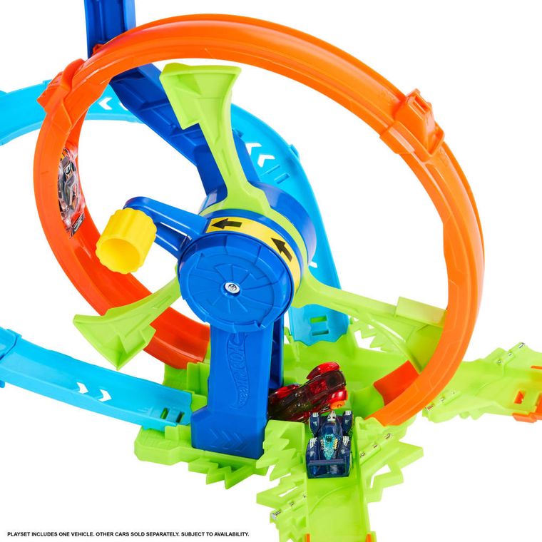 Hot Wheels, Rapid Launch & Loop, set de joaca cu masina