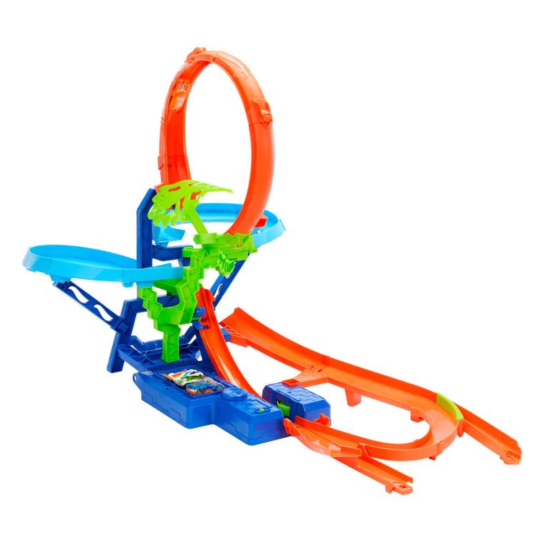 Hot Wheels, The Hot Ones, Mid Air Crash, set de joaca cu 1 masina