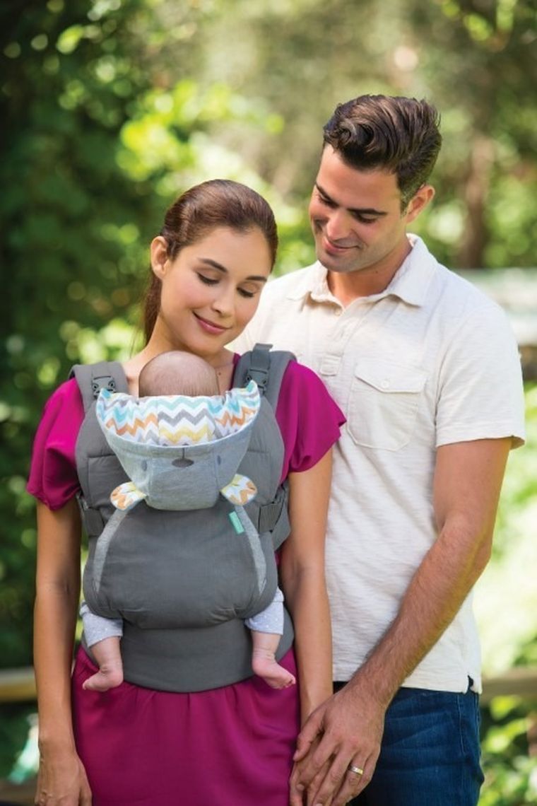 Infantino, marsupiu port-bebe ergonomic cu gluga