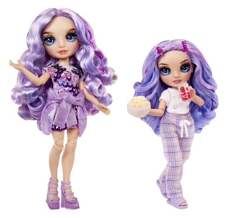 Junior High PJ Party Fashion Doll, Violet, papusa fashion