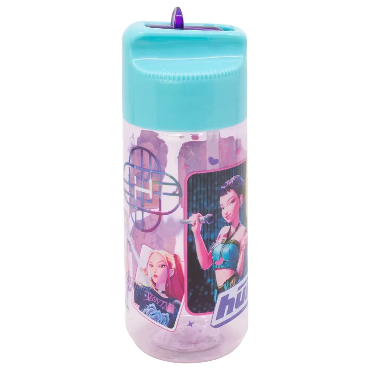 K-Pop Demon Hunters, sticla de apa din plastic, ecozen, 430 ml