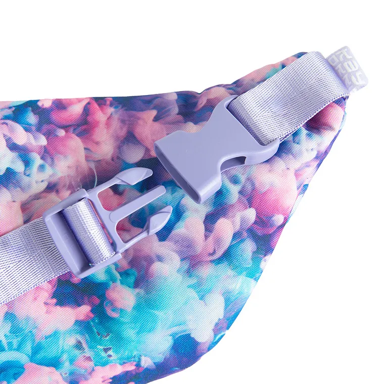 Kayokki, borseta, geanta de sold, nori albastri-roz