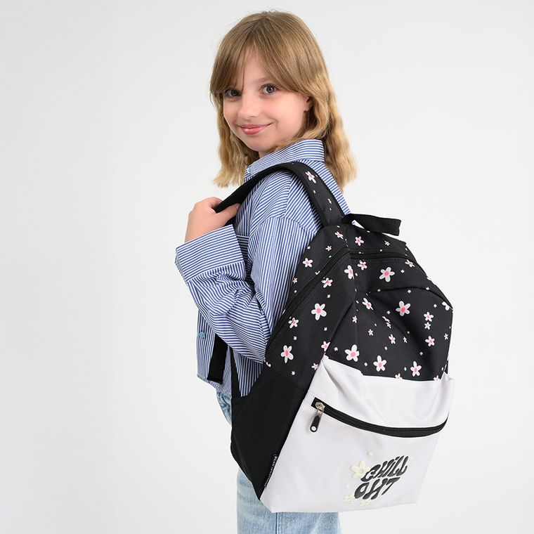 Kayokki, ghiozdan, 1 compartiment, Flori