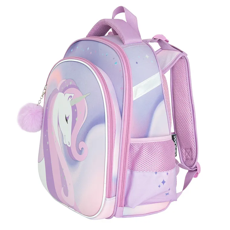 Kayokki, ghiozdan, 1 compartiment, unicorn, violet