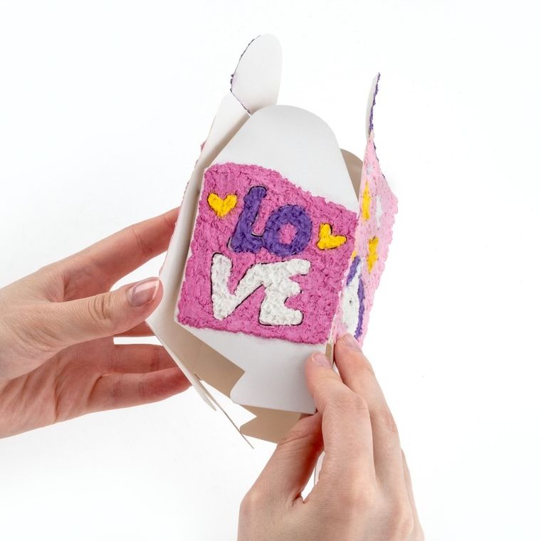 Kidea, Creatie prin numere, Cutie inima, set creativ