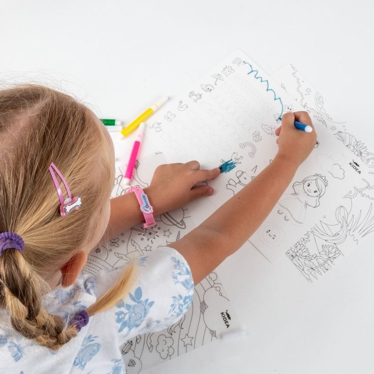 Kidea, Printese, Servieta interactiva, set creativ