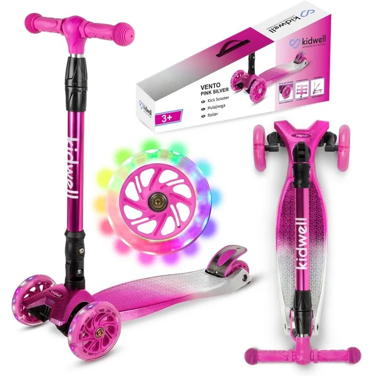 Kidwell, Vento, trotineta cu 3 roti, roz