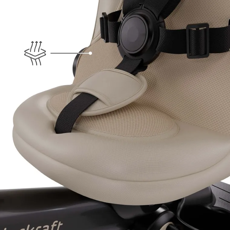 Kinderkraft, Aveo 2 Plus, tricicleta multifunctionala 6in1, Beige