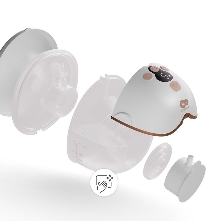 Kinderkraft, Hands-Free, pompa electrica simpla pentru san MamaFlow, Gold