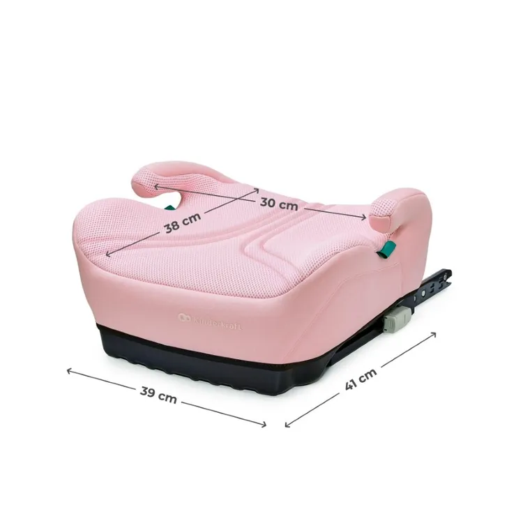 Kinderkraft, I-Boost 2 PRO, scaun auto, pink, 125-150 cm