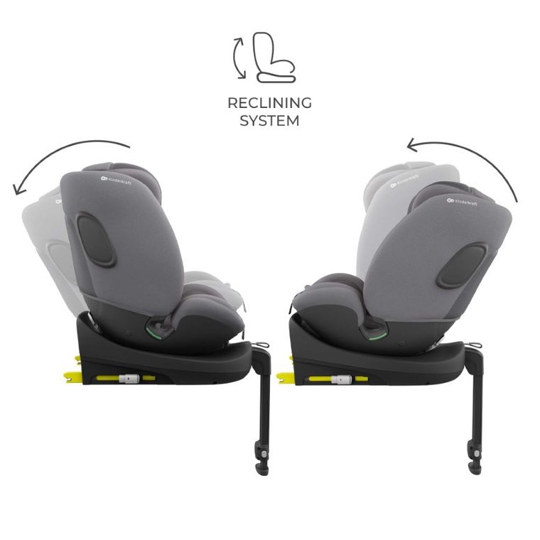 Kinderkraft, I-Fix, scaun auto, 61-150 cm, gri
