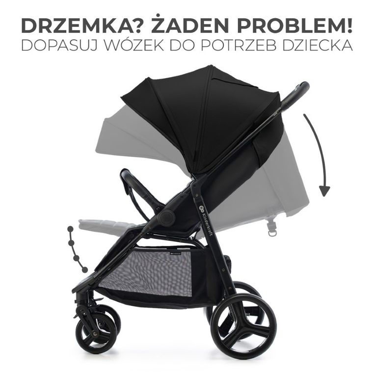 Kinderkraft, Rine, carucior sport, Classic Black