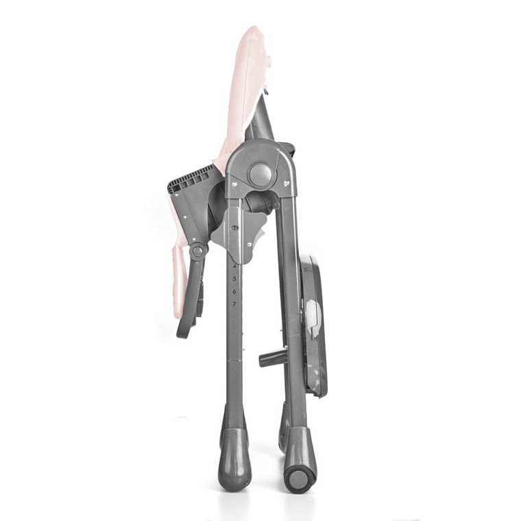 Kinderkraft, Tastee, scaun inalt pliant pentru hranire, Rose