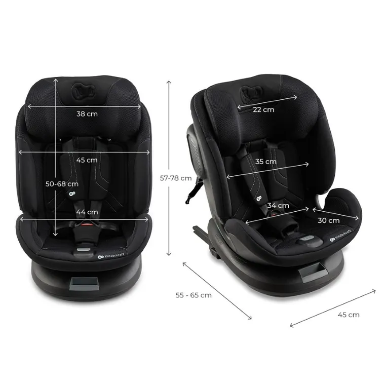Kinderkraft, Xpedition 3, I-Size, scaun auto, Black, 40-150 cm
