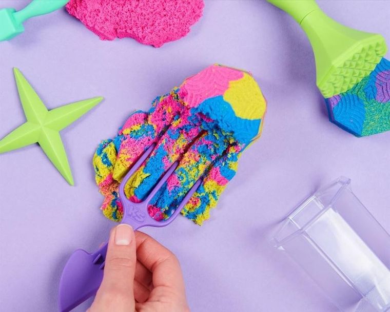 Kinetic Sand, Squish n' Create, nisip kinetic, set creativ