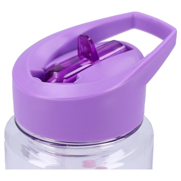 Kuromi, Drink Up, sticla da apa cu pai, violet, 450 ml